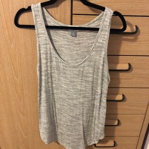 Heather Gray Flowy Tank